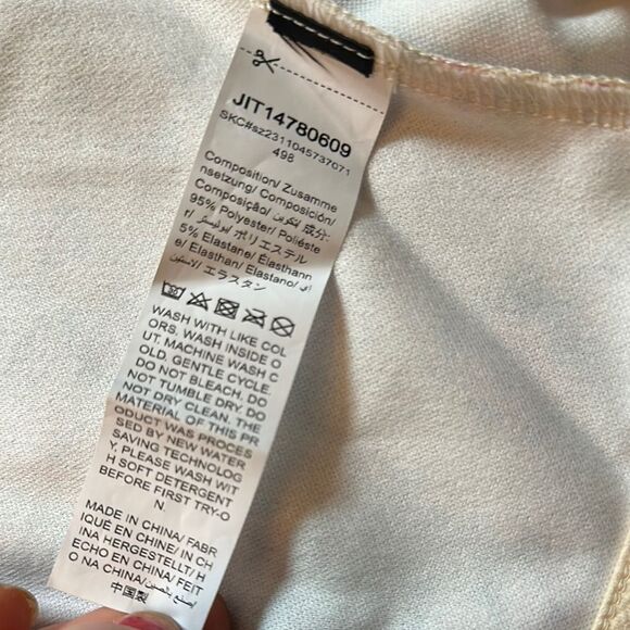 Amazon Floral Lace Trim Corset - Cream and Pink - Picture 8 of 11